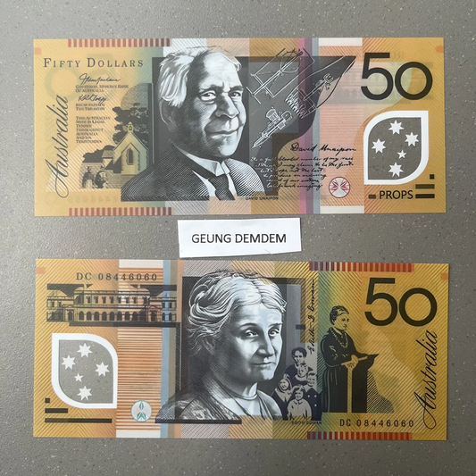 Prop Australian notes  10k