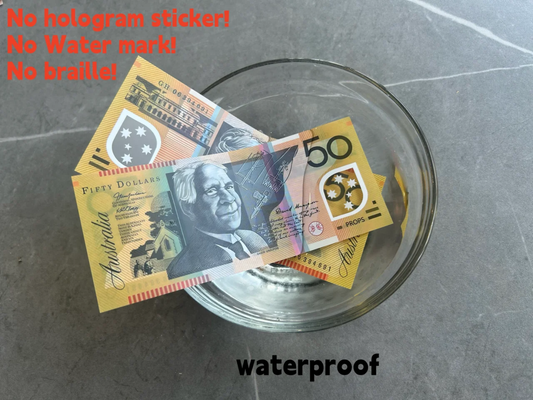 Prop Australian notes  10k